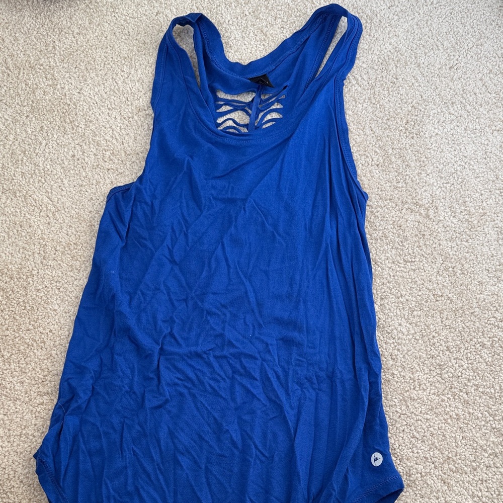 90 Degree By Reflex Royal Blue Tank Top